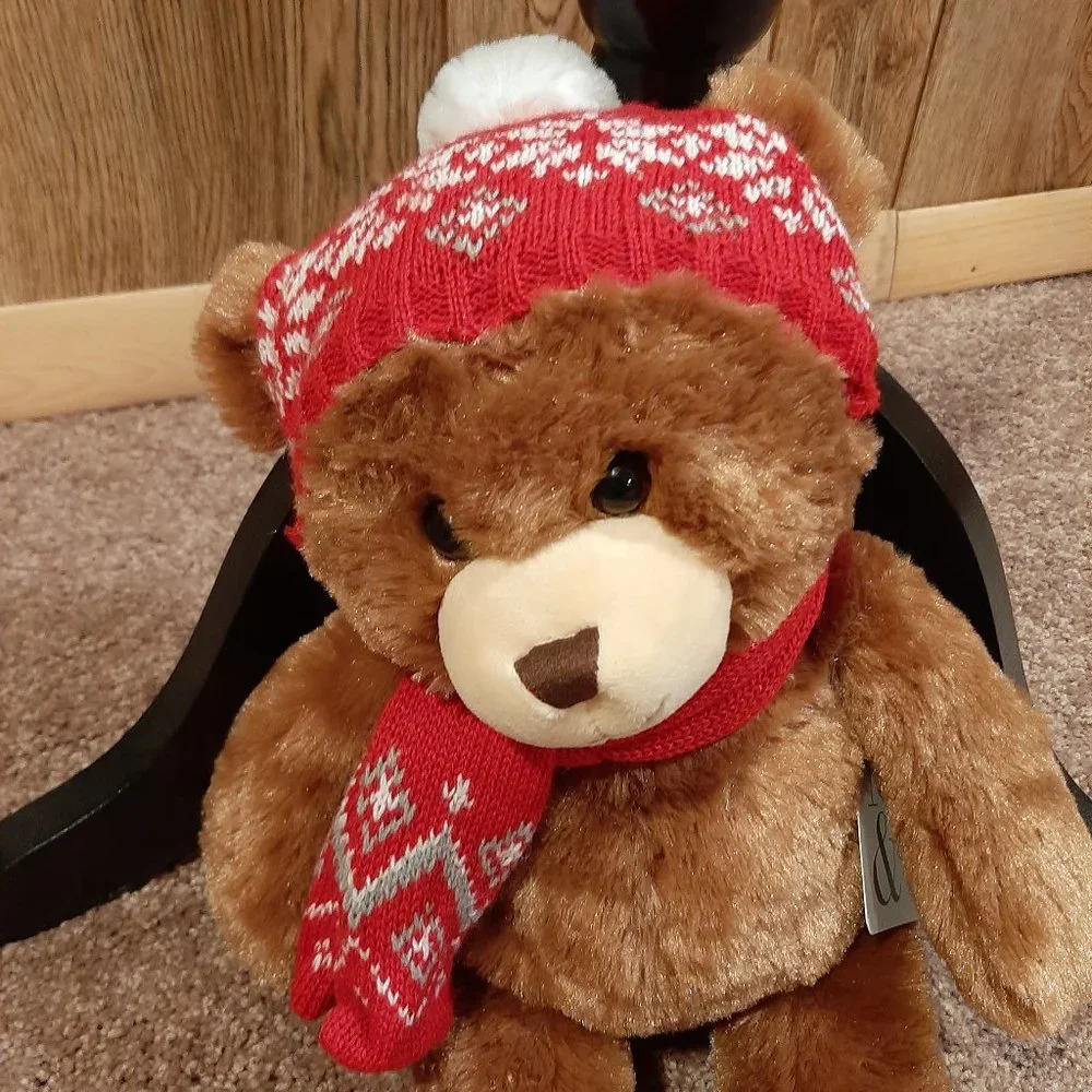 New York & Company Winter Plush Bear